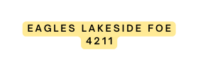 eAGLES lAKESIDE fOe 4211